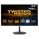 TWISTED MINDS ECO SERIES 24 INCH FHD E-LED IPS TECHNOLOGY 144HZ SEAMLESS MOTION 1MS ULTRA-FAST ACTION HDMI 2.1 BUILT IN SPEAKERS GAMING MONITOR - BLACK