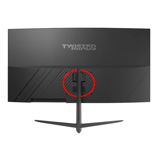 TWISTED MINDS TMC27F180VA PRO SERIES 27" CURVED 180HZ 0.5MS REFRESH RATE HDMI 2.1 DISPLAYPORT 1.4 VRR RGB CURVED VA GAMING MONITOR - BLACK
