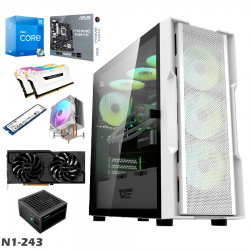 N1 PC GAMING BUILD N243 - RTX 4060 8G GPU INTEL I5 12400F 12GEN CPU 16G (8*2) 3600MHZ RAM 1TB NV2 SSD 
