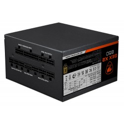 COUGAR GEX X2 850W ZERO FAN NOISE MODE 80 PLUS GOLD HIGH PERFORMANCE FULL MODULAR POWER SUPPLY - BLACK