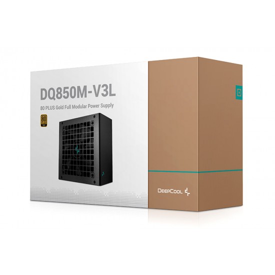 DEEPCOOL DQ850-M-V3L 80 PLUS GOLD 850 WATT FULL MODULAR POWER SUPPLY FOR GAMING PC 