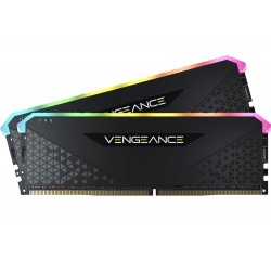 CORSAIR VENGEANCE 16G RAM DESKTOP MEMORY RGB RS 16GB (2 X 8GB) DDR4 DRAM 3600MHZ C18 MEMORY KIT - BLACK