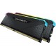 CORSAIR VENGEANCE 16G RAM DESKTOP MEMORY RGB RS 16GB (2 X 8GB) DDR4 DRAM 3600MHZ C18 MEMORY KIT - BLACK