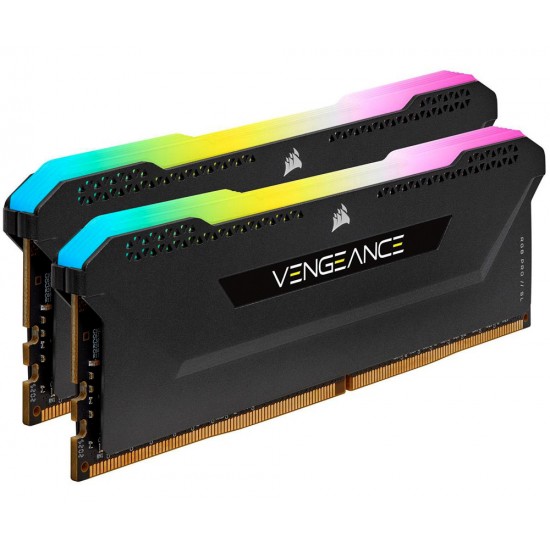 CORSAIR VENGEANCE RGB PRO SL 16GB (2X8GB) DDR4 DRAM 3600MHZ C18 MEMORY KIT – BLACK
