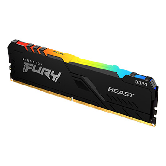 KINGSTON FURY BEAST DDR4 3200MHZ 16GB RGB DESKTOP MEMORY