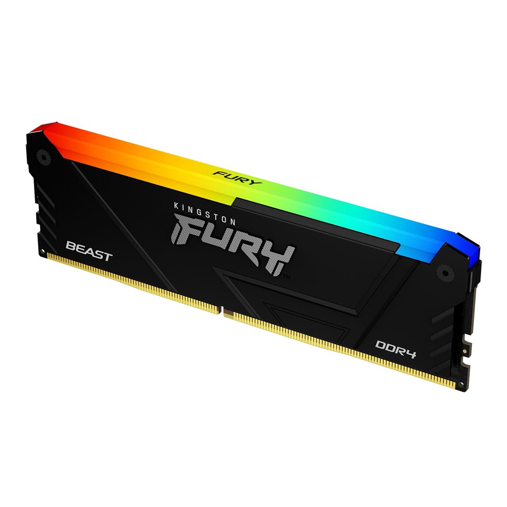 KINGSTON FURY 16GB 3600MHZ DDR4 RAM CL18 BEAST BLACK RGB DESKTOP MEMORY ...