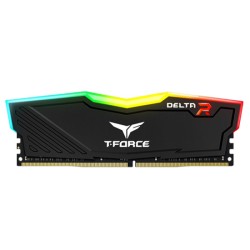 TEAMGROUP T-FORCE DELTA  RGB DDR4 16GB 3200MHZ CL16 PC MEMORY RAM - BLACK