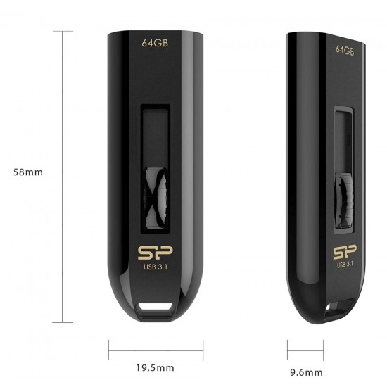 SILICON POWER BLAZE B21 64GB HIGH PERFORMANCE USB 3.2 GEN 1 FLASH DRIVE