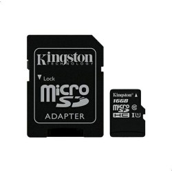 KINGSTON CANVAS SELECT 16GB MICRO SDHC CLASS 10 - 80MB/S