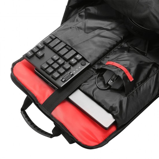 REDRAGON GB-94 TRAVEL LAPTOP BACKPACK DURABLE DOUBLE-LAYER THICKENED LINER FITS UP TO 20" LAPTOP