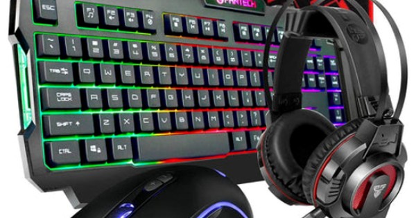 FANTECH P51 GAMING SET 5IN1 ( MOUSE - KEYBOARD - STAND HEADSET ...