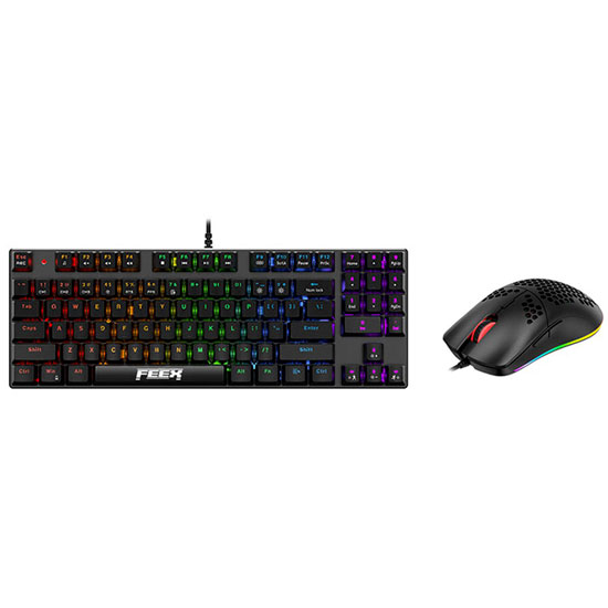 FEEX KIT PRO 2 IN1GAMING MECHANICAL RGB  KEYBOARD & MOUSE 