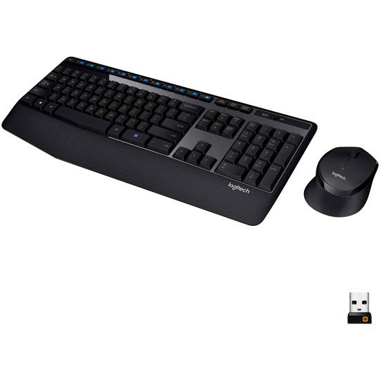 LOGITECH MK345 COMFORT FULL-SIZE WIRELESS COMBO WITH EXTRA-LONG BATTERY LIFE 