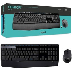 LOGITECH MK345 COMFORT FULL-SIZE WIRELESS COMBO WITH EXTRA-LONG BATTERY LIFE  - KIT MOUSE WITH MOUSE 