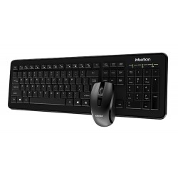 MEETION C4120 LITTLE 2.4GHZ WIRELESS KEYBOARD AND MOUSE COMBO KIT- BLACK