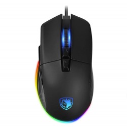 SADES BATTLE RAM MEMBRANE RGB GAMING KEYBOARD WITH 104 KEYS AND WATER‑PROOF FEATURE, MOUSE WITH OMRON SWITCH, MOUSE PAD GAMING COMBO SET