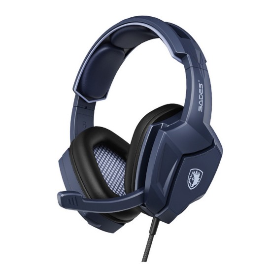 SADES SA-D20 ALL IN ONE SET POLAR PETTERN HEADSET 102 KEYS KEYBOARD 7200 CPI MOUSE XL MOUSEPAD 4-IN-1 GAMING COMBO - OBSIDIAN ARSENAL