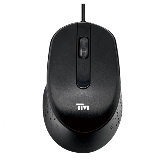 TWISTED MINDS K19 KAVARA SERIES 2IN1 ENGLISH ARABIC LAYOUT LIGHTWEIGHT PLUG AND PLAY WIRED KEYBOARD AND MOUSE COMBO DUAL - BLACK
