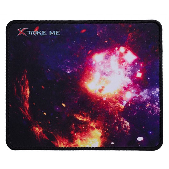 XTRIKE CMX-410 4-IN-1 RAINBOW BACKLIT 114-KEY KEYBOARD 7200 DPI PROGRAMMABLE RGB MOUSE 50MM OVER-EAR HEADSET & ANTI-SKID MOUSE PAD GAMING BUNDLE - BLACK