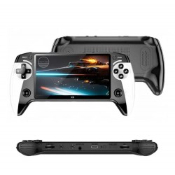 BLACKHAWK X9 8GB STORAGE & 2 WIRELESS CONTROLLERS WITH 5.5-INCH DISPLAY PORTABLE RETRO HANDHELD GAME CONSOLE - BLACK/WHITE
