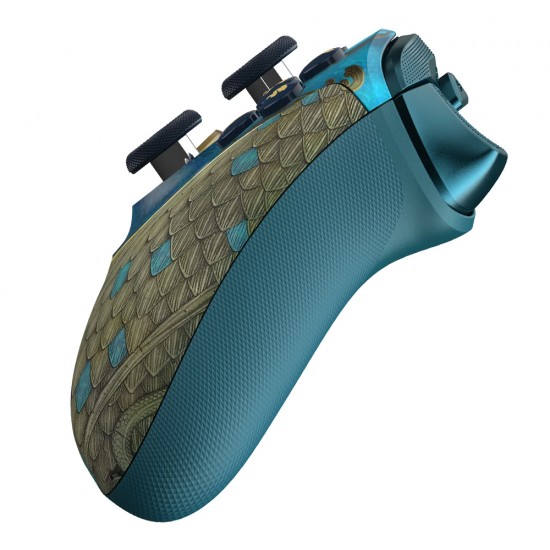 GAMESIR G7 PRO WUCHANG: FALLEN FEATHERS EDITION TRI-MODE CONNECTIVITY TMR STICKS HALL EFFECT TRIGGERS WIRELESS XBOX CONTROLLER - BLUE/GOLD