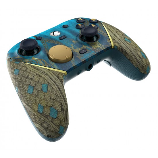 GAMESIR G7 PRO WUCHANG: FALLEN FEATHERS EDITION TRI-MODE CONNECTIVITY TMR STICKS HALL EFFECT TRIGGERS WIRELESS XBOX CONTROLLER - BLUE/GOLD