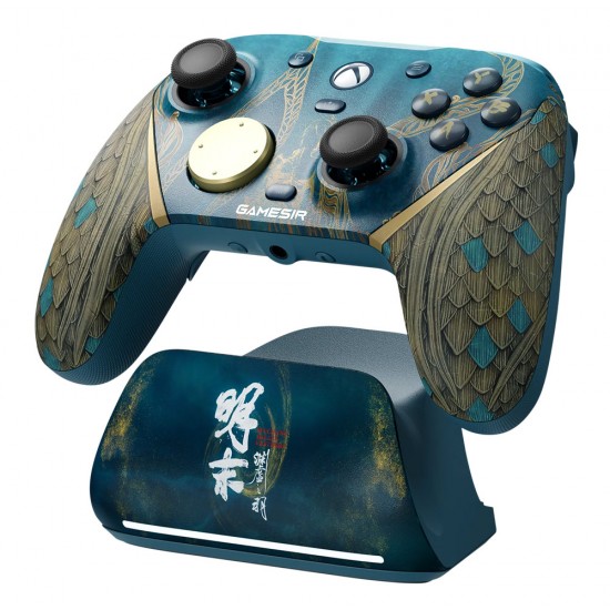 GAMESIR G7 PRO WUCHANG: FALLEN FEATHERS EDITION TRI-MODE CONNECTIVITY TMR STICKS HALL EFFECT TRIGGERS WIRELESS XBOX CONTROLLER - BLUE/GOLD