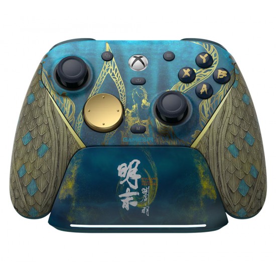 GAMESIR G7 PRO WUCHANG: FALLEN FEATHERS EDITION TRI-MODE CONNECTIVITY TMR STICKS HALL EFFECT TRIGGERS WIRELESS XBOX CONTROLLER - BLUE/GOLD