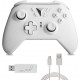 METAL M1 2.4G WIRELESS 2.4HZ DUAL MOTOR VIBRATION TURBO FUNCTION GAMING CONTROLLER FOR PC PS3 XBOX ONE XSX - WHITE