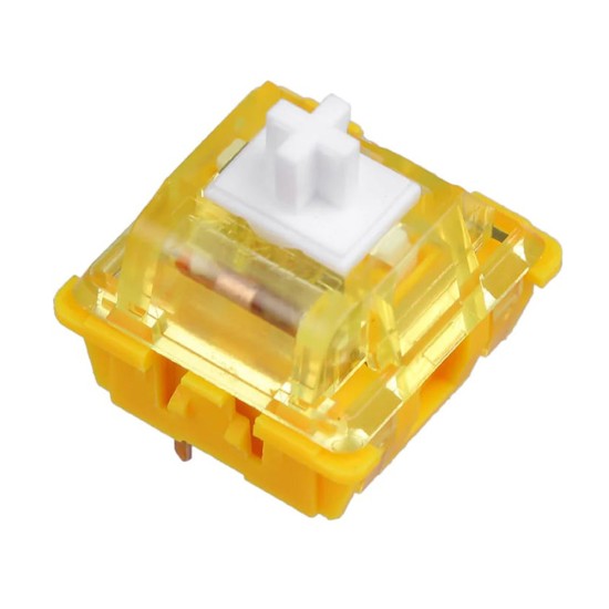 AJAZZ X HUANO DICED FRUIT MECHANICAL KEYBOARD SWITCH TACTILE 45+1 PIECES FOR KEYBOARD DIY - BANANA 