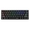BAJEAL K101 60% RGB WIRED GAMING MECHANICAL KEYBOARD TYPE-C HOT SWAPPABLE WITH BLUE SWITCHES - BLACK 