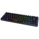 DELTACO DK440R 65% WIRELESS RGB GAMING KEYBOARD KAILH RED SWITCHES UK LAYOUT FRONT LASERED KEYCAPS GAMING KEYBOARD - BLACK