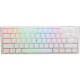  DUCKY ONE 3 CLASSIC PURE WHITE MINI 60% RED SWITCH CLICKY PBT US ENGLISH MECHANICAL WIRED GAMING KEYBOARD - CHERRY MX RED