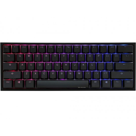 DUCKY ONE 2 MINI SF 65% CHERRY BLUE RGB SWITCH AR MECHANICAL GAMING KEYBOARD - BLACK