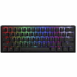 DUCKY ONE 3 CLASSIC BLACK/WHITE MINI 60% RGB LED RED SWITCHES ENGLISH US MECHANICAL GAMING KEYBOARD - CHERRY RED