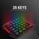 FANTECH ARCHER K512 ONE-HAND RGB GAMING KEYPAD