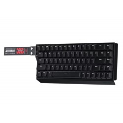 FANTECH ATOM HE68 MK811 MAGNETIC HALL EFFECT 8K POLLING 0.01MM ACCURACY MAGNETIC EMERALD SWITCHES ALUMINUM PLATE GAMING KEYBOARD - BLACK