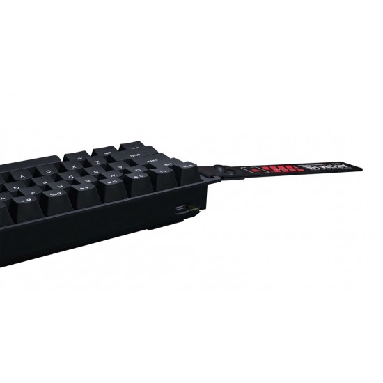 FANTECH ATOM HE68 MK811 MAGNETIC HALL EFFECT 8K POLLING 0.01MM ACCURACY MAGNETIC EMERALD SWITCHES ALUMINUM PLATE GAMING KEYBOARD - BLACK