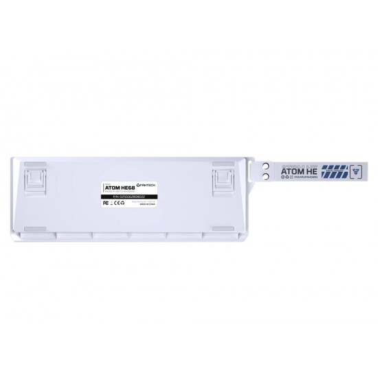 FANTECH ATOM HE68 MK811 MAGNETIC HALL EFFECT 8K POLLING 0.01MM ACCURACY MAGNETIC EMERALD SWITCHES ALUMINUM PLATE GAMING KEYBOARD - WHITE