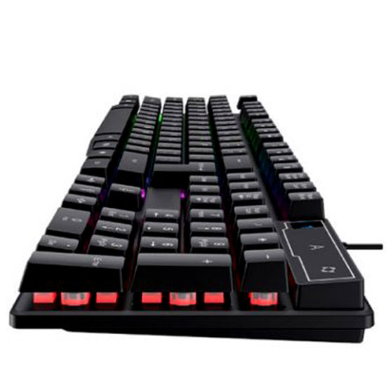 FEEX KX1 BACK-LIT RAINBOW MEMBRANE GAMING KEYBOARD