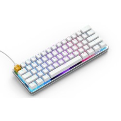 GLORIOUS GMMK COMPACT MODULAR MECHANICAL KEYBOARD - WHITE 