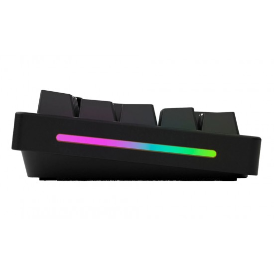 GLORIOUS PC GAMING RACE WIRELESS KEYPAD WITH GLORIOUS FOX 18 CUSTOMISABLE KEYS SWITCHES AND RGB LIGHTING NUMPAD PREBUILT - BLACK SLATE