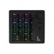 GLORIOUS PC GAMING RACE WIRELESS KEYPAD WITH GLORIOUS FOX 18 CUSTOMISABLE KEYS SWITCHES AND RGB LIGHTING NUMPAD PREBUILT - BLACK SLATE