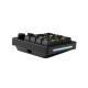 GLORIOUS PC GAMING RACE WIRELESS KEYPAD WITH GLORIOUS FOX 18 CUSTOMISABLE KEYS SWITCHES AND RGB LIGHTING NUMPAD PREBUILT - BLACK SLATE