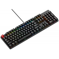 GLORIOUS GMMK FULL SIZE PRE-BUILT MECHANICAL GAMING KEYBOARD WITH RGB LED BACKLIT AND HOT SWAPPABLE SWITCHES - BLACK