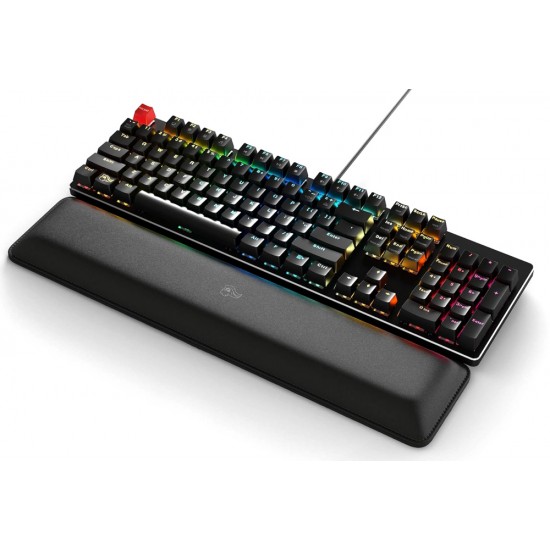 GLORIOUS GMMK FULL SIZE PRE-BUILT MECHANICAL GAMING KEYBOARD WITH RGB LED BACKLIT AND HOT SWAPPABLE SWITCHES - BLACK