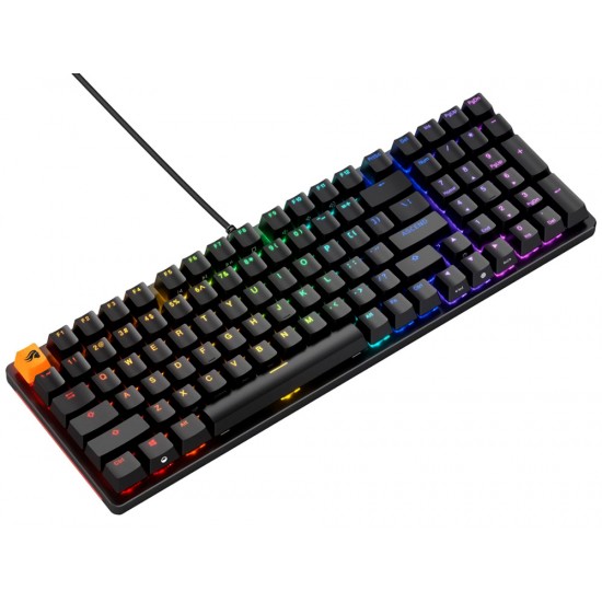 GLORIOUS GMMK 2 FULL-SIZE 96% PRE-BUILT RGB ARABIC MECHANICAL GAMING KEYBOARD WITH HOTSWAPPABLE SWITCHES - BLACK