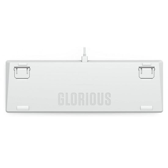 GLORIOUS GMMK 2 FULL-SIZE 96% PRE-BUILT RGB ARABIC MECHANICAL GAMING KEYBOARD WITH HOTSWAPPABLE SWITCHES - WHITE