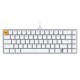 GLORIOUS GMMK2 RGB 65% PREBUILT ANSI ARABIC WIRED MECHANICAL LINEAR SWITCH GAMING KEYBOARD - WHITE