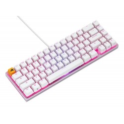 GLORIOUS GMMK2 RGB 65% PREBUILT ANSI ARABIC WIRED MECHANICAL LINEAR SWITCH GAMING KEYBOARD - WHITE